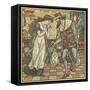Ye Good King Arthur-Walter Crane-Framed Stretched Canvas