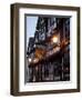 Ye Old Bullring Tavern Public House Dating from 14th Century, at Night, Ludlow, Shropshire, England-Nick Servian-Framed Premium Photographic Print