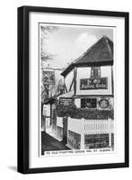 Ye Old Fighting Cocks Inn, St Albans, Hertfordshire, 1937-null-Framed Premium Giclee Print