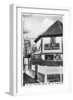 Ye Old Fighting Cocks Inn, St Albans, Hertfordshire, 1937-null-Framed Giclee Print