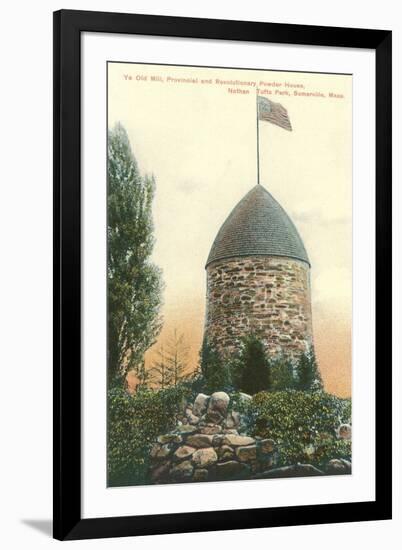 Ye Old Mill, Somerville-null-Framed Art Print