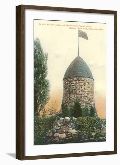 Ye Old Mill, Somerville-null-Framed Art Print