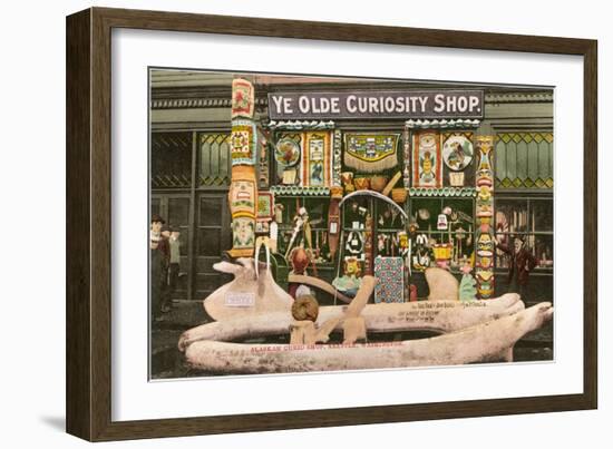 Ye Olde Curiosity Shop, Seattle, Washington-null-Framed Art Print