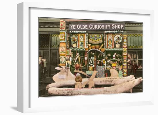 Ye Olde Curiosity Shop, Seattle, Washington-null-Framed Art Print