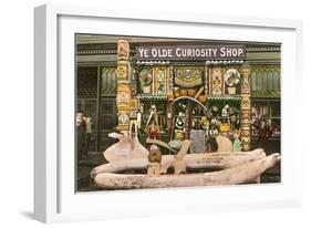 Ye Olde Curiosity Shop, Seattle, Washington-null-Framed Art Print