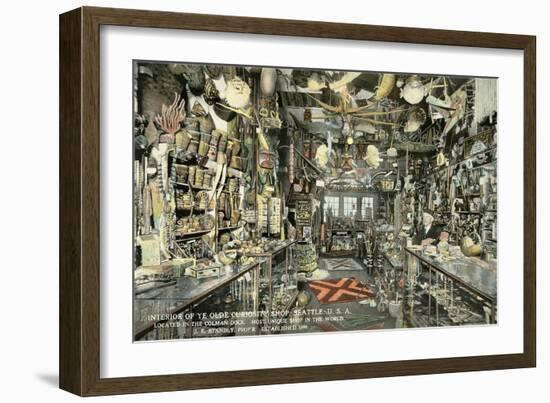 Ye Olde Curiosity Shop, Seattle-null-Framed Art Print