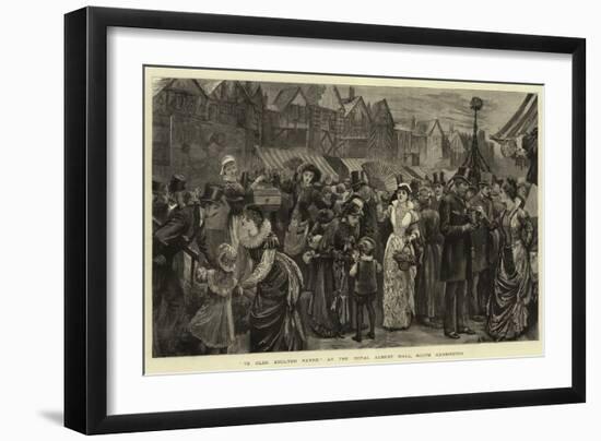 Ye Olde Englysh Fayre at the Royal Albert Hall, South Kensington-null-Framed Giclee Print