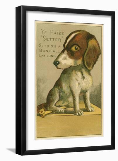 Ye Prize Setter Trade Card-null-Framed Premium Giclee Print