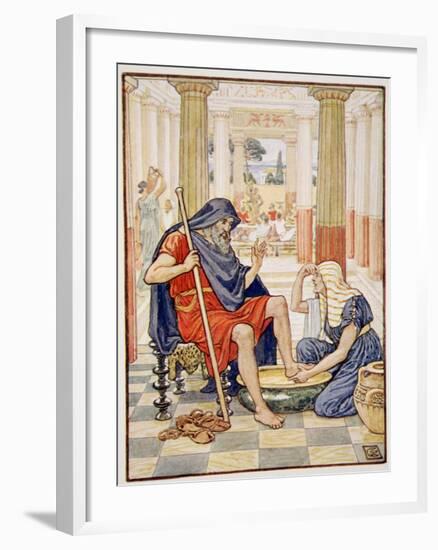 Yea, Verily, Thou Art Odysseus', Illustration from the Story of Greece by Mary Macgregor-Walter Crane-Framed Giclee Print