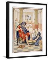 Yea, Verily, Thou Art Odysseus', Illustration from the Story of Greece by Mary Macgregor-Walter Crane-Framed Giclee Print