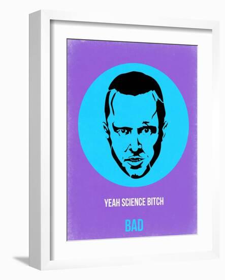 Yeah Science Poster 1-Anna Malkin-Framed Art Print