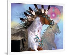 Year of the Bear Horse-null-Framed Premium Giclee Print