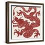 Year of the Dragon-Leah York-Framed Art Print