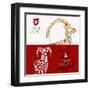 Year of the Goat - 2015 Icons-cienpies-Framed Art Print