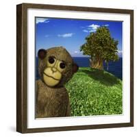 Year of the Monkey-Carrie Webster-Framed Giclee Print