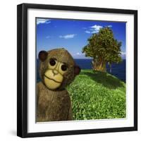 Year of the Monkey-Carrie Webster-Framed Giclee Print