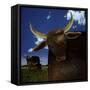 Year of the Ox-Carrie Webster-Framed Stretched Canvas