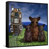 Year of the Rat-Carrie Webster-Framed Stretched Canvas