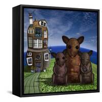 Year of the Rat-Carrie Webster-Framed Stretched Canvas