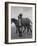 Yearlings Playing Together in the Paddock at Marcel Boussac's Stud Farm and Stables-Lisa Larsen-Framed Photographic Print