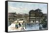 Yebisu Bashi, Osaka, Japan, 1891-A Forsyth-Framed Stretched Canvas