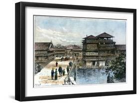 Yebisu Bashi, Osaka, Japan, 1891-A Forsyth-Framed Giclee Print