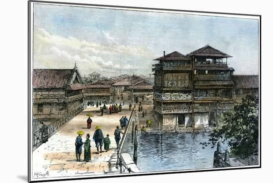 Yebisu Bashi, Osaka, Japan, 1891-A Forsyth-Mounted Giclee Print