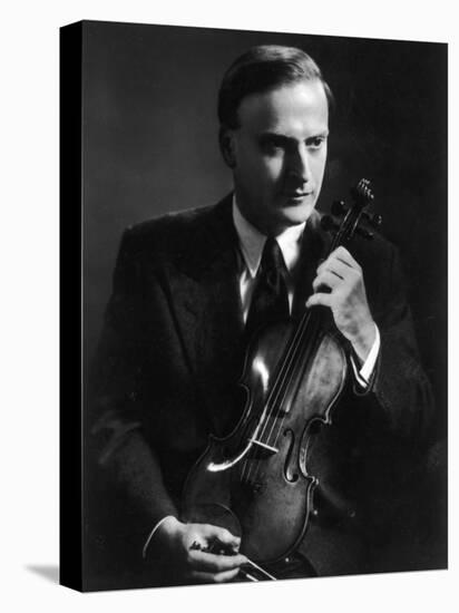 Yehudi Menuhin Violinist as a Young Man-null-Stretched Canvas