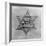 Yellow and Black Star Which the Jews Were Required to Wear in Occupied Holland During World War 2-null-Framed Photo