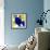 Yellow and Blue Abstract Flowing Paint-Amy Vangsgard-Framed Giclee Print displayed on a wall