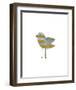 Yellow and Blue Striped Bird-John W^ Golden-Framed Giclee Print