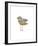 Yellow and Blue Striped Bird-John W^ Golden-Framed Giclee Print