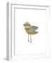 Yellow and Blue Striped Bird-John W^ Golden-Framed Giclee Print