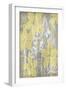 Yellow and Gray I-Jennifer Goldberger-Framed Art Print