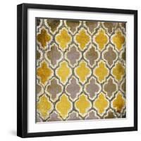 Yellow and Gray Modele II-Elizabeth Medley-Framed Art Print