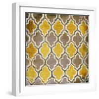 Yellow and Gray Modele II-Elizabeth Medley-Framed Art Print