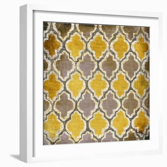 Yellow and Gray Modele II-Elizabeth Medley-Framed Art Print