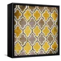 Yellow and Gray Modele II-Elizabeth Medley-Framed Stretched Canvas