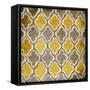 Yellow and Gray Modele II-Elizabeth Medley-Framed Stretched Canvas