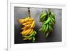 Yellow and Green Bananas-null-Framed Photo