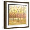 Yellow and Green Trees (center)-Libby Smart-Framed Art Print