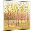 Yellow and Green Trees (center)-Libby Smart-Mounted Art Print