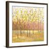 Yellow and Green Trees (center)-Libby Smart-Framed Art Print