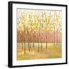 Yellow and Green Trees (center)-Libby Smart-Framed Art Print