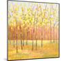 Yellow and Green Trees (center)-Libby Smart-Mounted Giclee Print