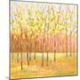 Yellow and Green Trees (center)-Libby Smart-Mounted Giclee Print
