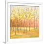 Yellow and Green Trees (center)-Libby Smart-Framed Giclee Print