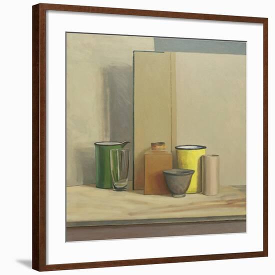 Yellow and Green-William Packer-Framed Giclee Print