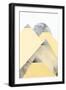 Yellow and Grey Mountains 2-Urban Epiphany-Framed Art Print