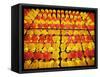 Yellow and orange paper lanterns-null-Framed Stretched Canvas